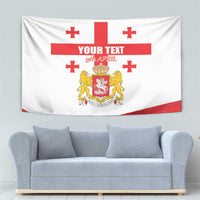 Personalized Georgia National Unity Day Tapestry 9th April with Coat of Arms and Flag