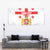 Personalized Georgia National Unity Day Tapestry 9th April with Coat of Arms and Flag