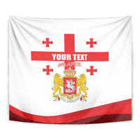 Personalized Georgia National Unity Day Tapestry 9th April with Coat of Arms and Flag