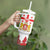 Personalized Georgia National Unity Day Tumbler With Handle 9th April with Coat of Arms and Flag