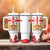 Personalized Georgia National Unity Day Tumbler With Handle 9th April with Coat of Arms and Flag