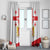 Personalized Georgia National Unity Day Window Curtain 9th April with Coat of Arms and Flag