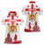 Personalized Georgia National Unity Day Women Polo Shirt 9th April with Coat of Arms and Flag