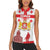 Personalized Georgia National Unity Day Women Sleeveless Polo Shirt 9th April with Coat of Arms and Flag