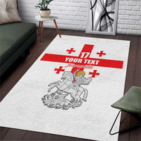 Custom Georgia Football We are Champions Area Rug Sporty Style with Coat of Arms