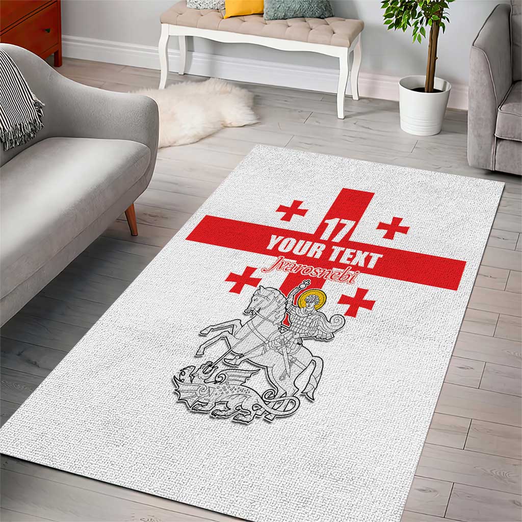Custom Georgia Football We are Champions Area Rug Sporty Style with Coat of Arms