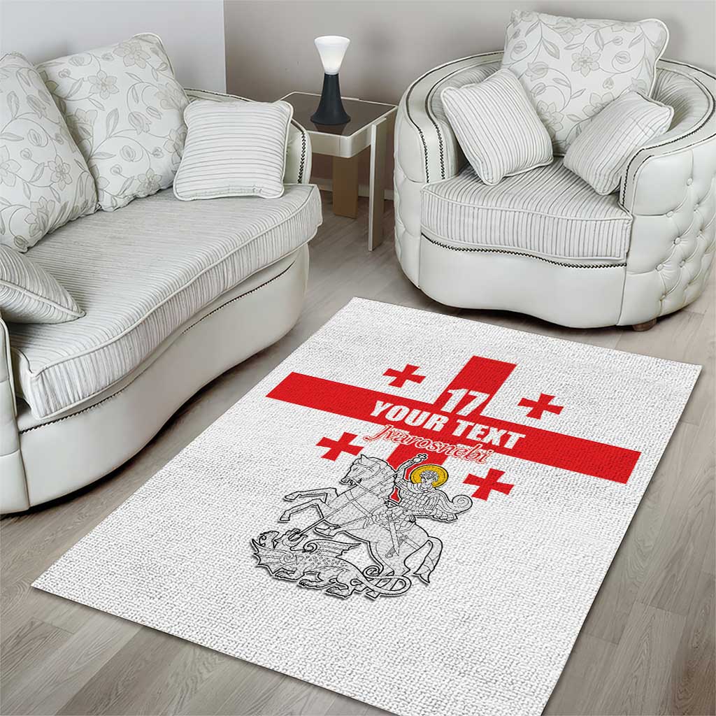 Custom Georgia Football We are Champions Area Rug Sporty Style with Coat of Arms