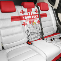 Custom Georgia Football We are Champions Back Car Seat Cover Sporty Style with Coat of Arms