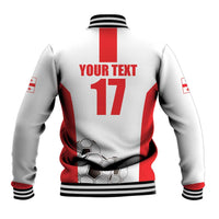 Custom Georgia Football We are Champions Baseball Jacket Sporty Style with Coat of Arms