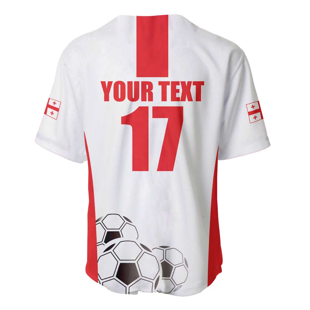 Custom Georgia Football We are Champions Baseball Jersey Sporty Style with Coat of Arms