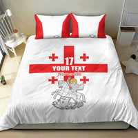 Custom Georgia Football We are Champions Bedding Set Sporty Style with Coat of Arms