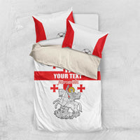 Custom Georgia Football We are Champions Bedding Set Sporty Style with Coat of Arms