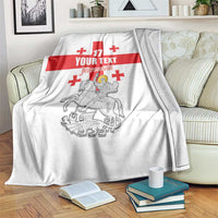 Custom Georgia Football We are Champions Blanket Sporty Style with Coat of Arms