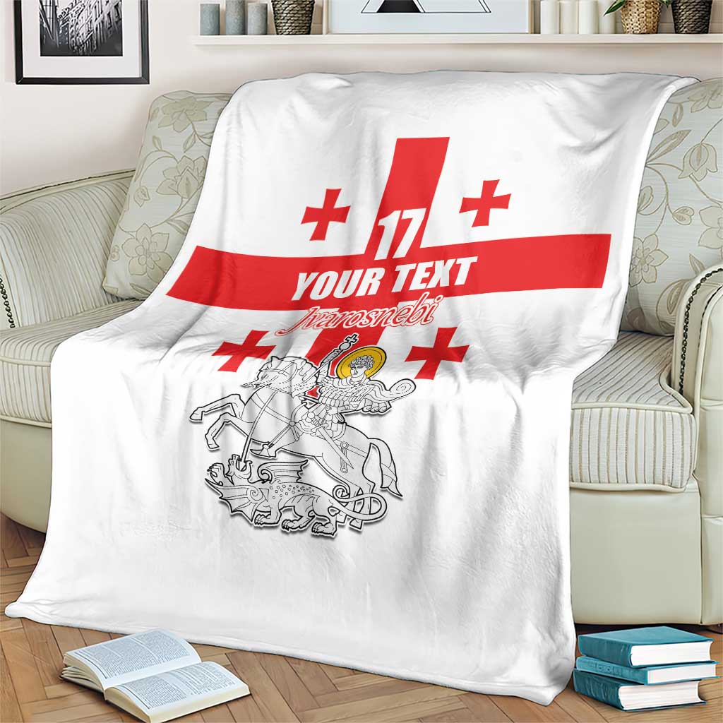 Custom Georgia Football We are Champions Blanket Sporty Style with Coat of Arms