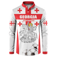 Custom Georgia Football We are Champions Button Sweatshirt Sporty Style with Coat of Arms