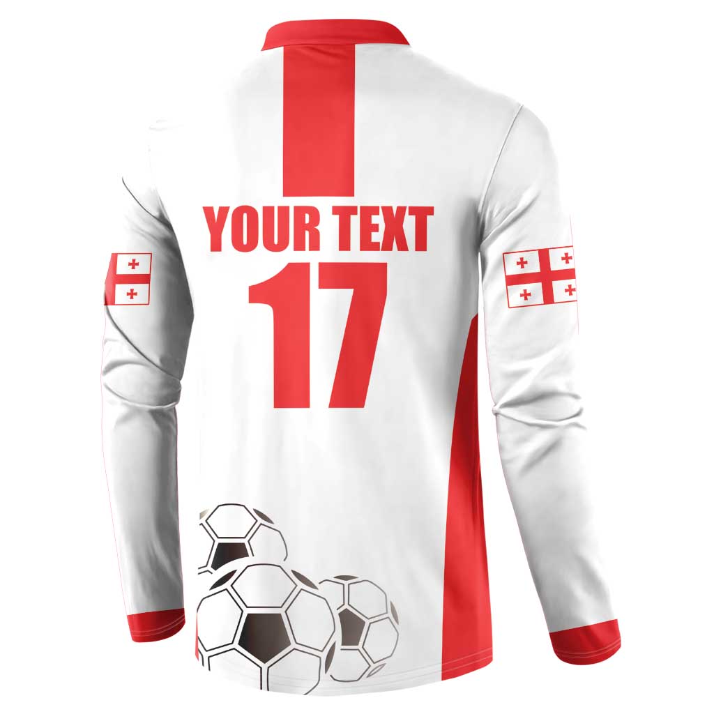 Custom Georgia Football We are Champions Button Sweatshirt Sporty Style with Coat of Arms