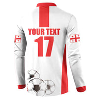 Custom Georgia Football We are Champions Button Sweatshirt Sporty Style with Coat of Arms