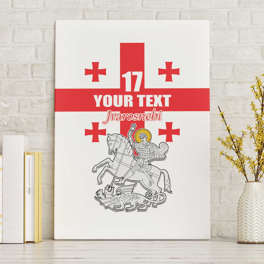 Custom Georgia Football We are Champions Canvas Wall Art Sporty Style with Coat of Arms