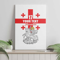 Custom Georgia Football We are Champions Canvas Wall Art Sporty Style with Coat of Arms
