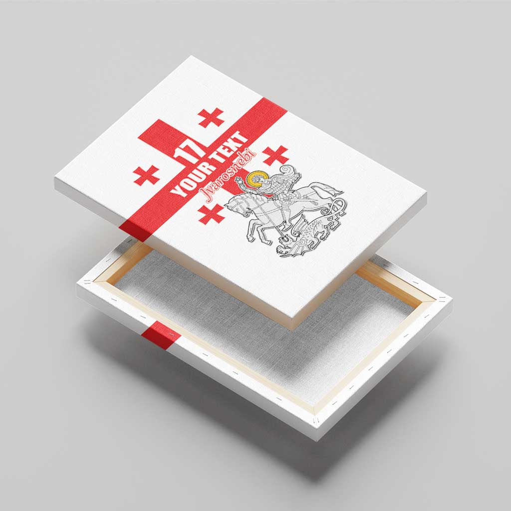 Custom Georgia Football We are Champions Canvas Wall Art Sporty Style with Coat of Arms