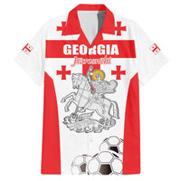 Custom Georgia Football We are Champions Family Matching Off The Shoulder Long Sleeve Dress and Hawaiian Shirt Sporty Style with Coat of Arms
