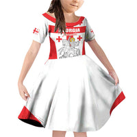 Custom Georgia Football We are Champions Family Matching Off Shoulder Short Dress and Hawaiian Shirt Sporty Style with Coat of Arms