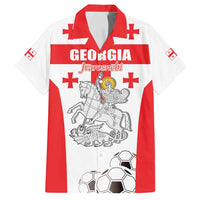 Custom Georgia Football We are Champions Family Matching Off Shoulder Short Dress and Hawaiian Shirt Sporty Style with Coat of Arms