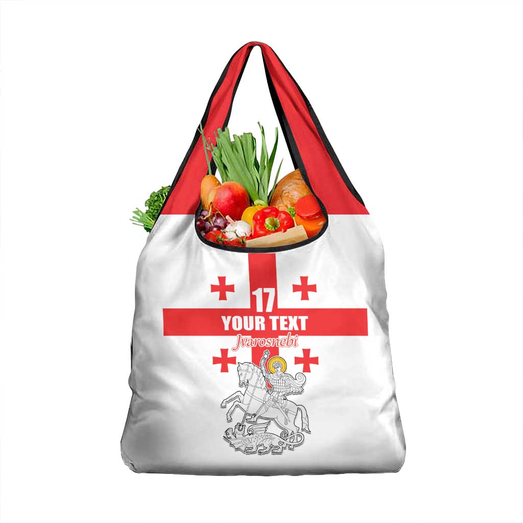 Custom Georgia Football We are Champions Grocery Bag Sporty Style with Coat of Arms