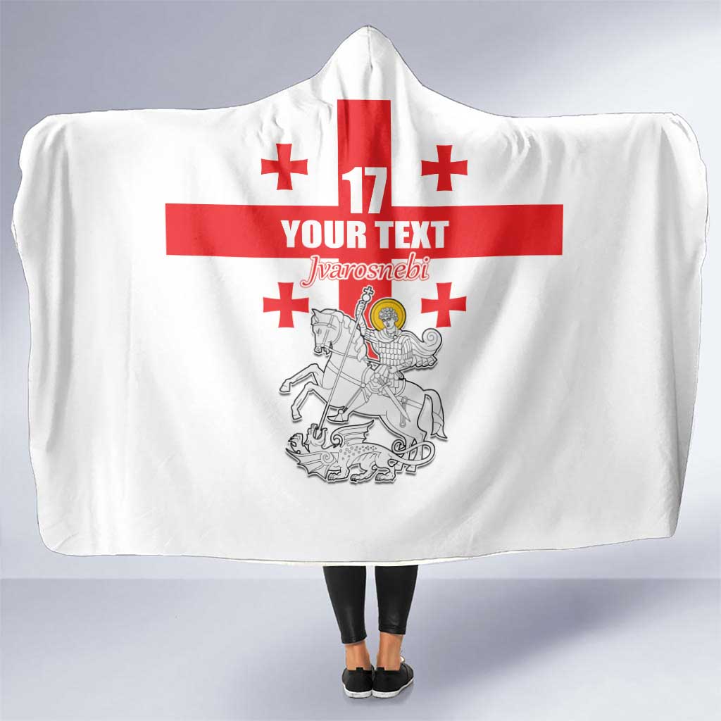 Custom Georgia Football We are Champions Hooded Blanket Sporty Style with Coat of Arms