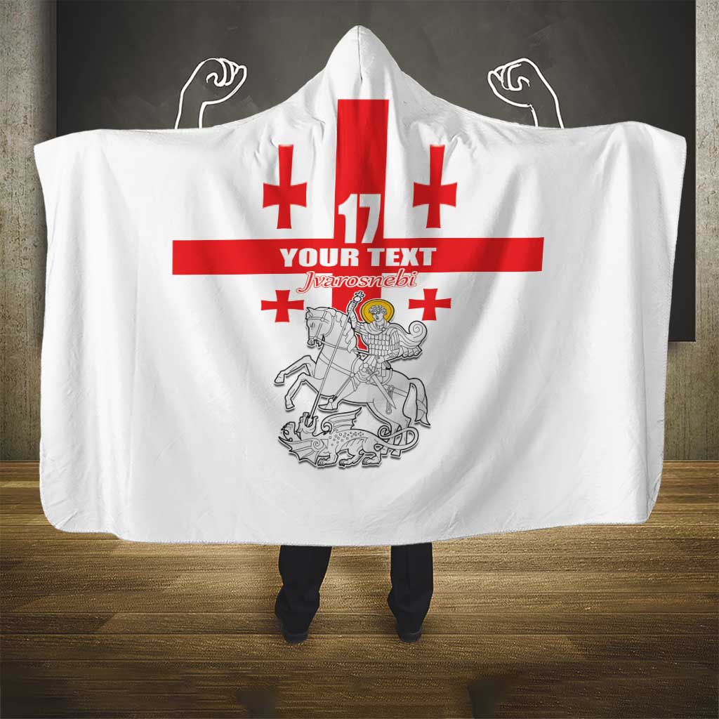 Custom Georgia Football We are Champions Hooded Blanket Sporty Style with Coat of Arms