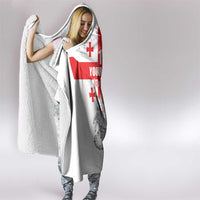 Custom Georgia Football We are Champions Hooded Blanket Sporty Style with Coat of Arms