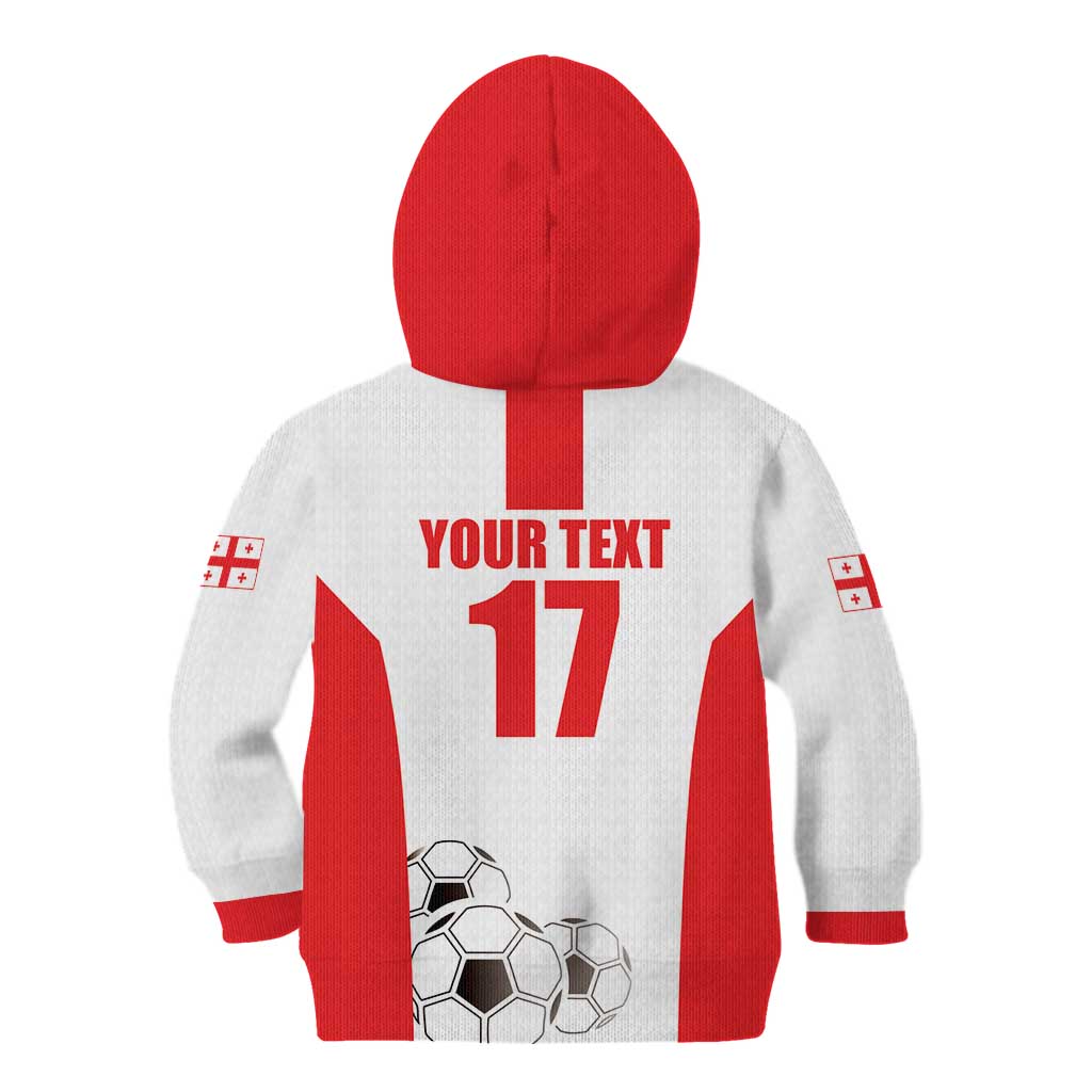 Custom Georgia Football We are Champions Kid Hoodie Sporty Style with Coat of Arms