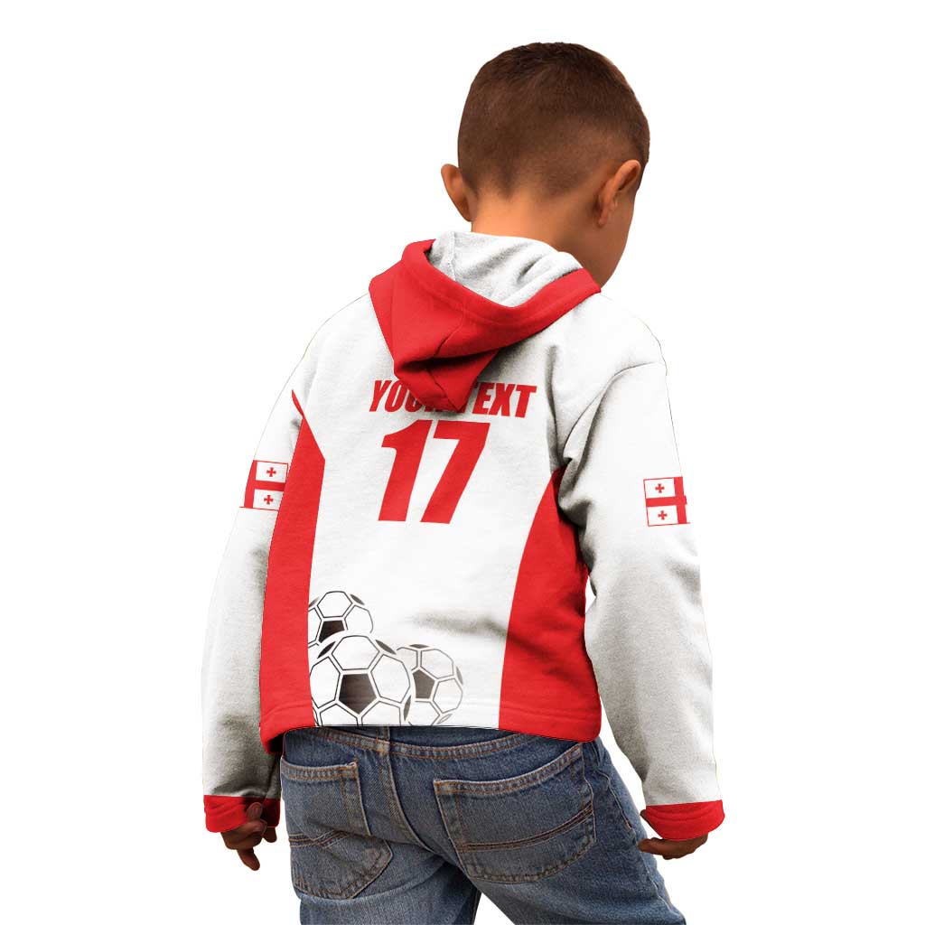 Custom Georgia Football We are Champions Kid Hoodie Sporty Style with Coat of Arms
