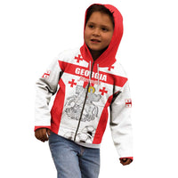 Custom Georgia Football We are Champions Kid Hoodie Sporty Style with Coat of Arms