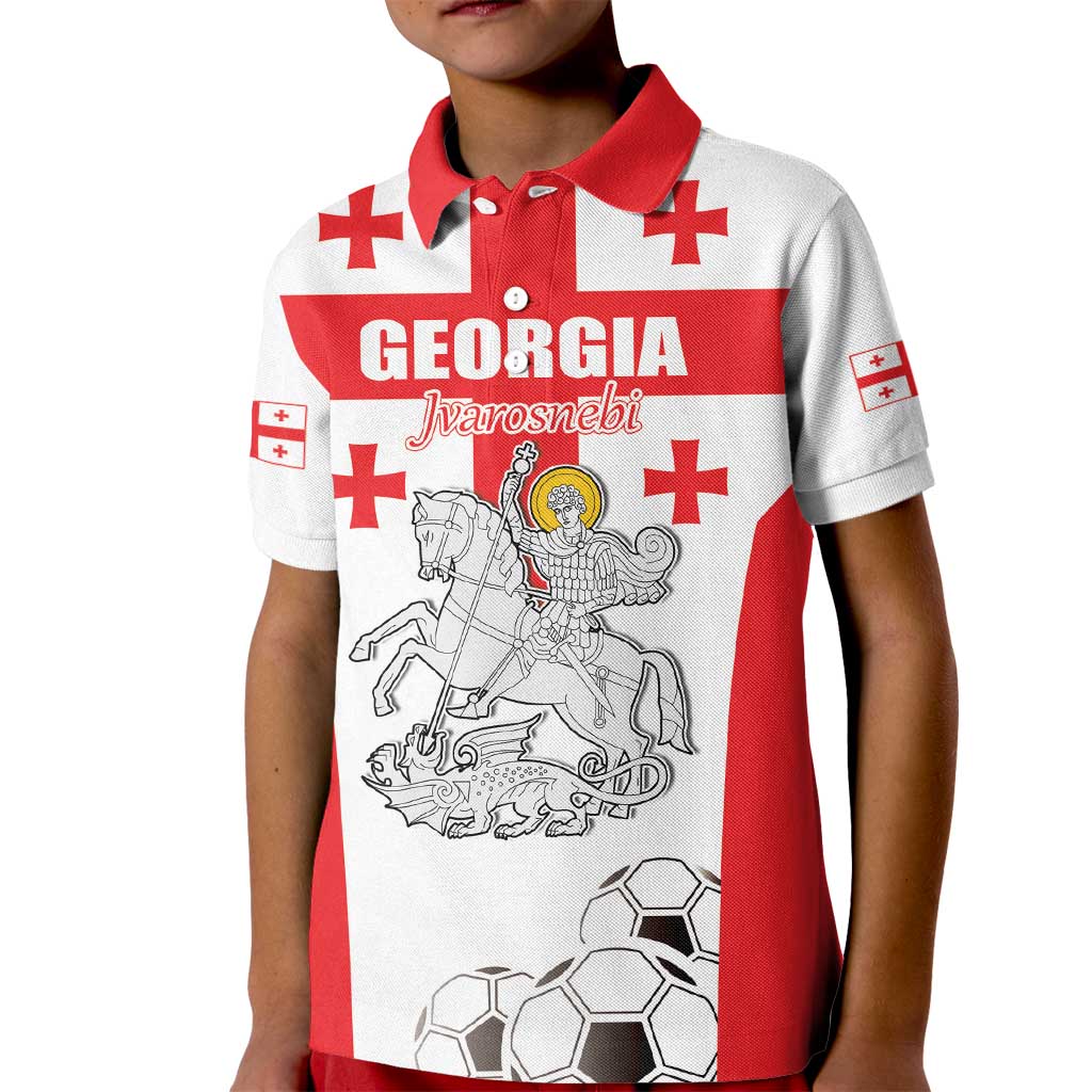 Custom Georgia Football We are Champions Kid Polo Shirt Sporty Style with Coat of Arms