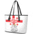Custom Georgia Football We are Champions Leather Tote Bag Sporty Style with Coat of Arms