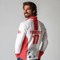 Custom Georgia Football We are Champions Long Sleeve Polo Shirt Sporty Style with Coat of Arms