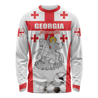 Custom Georgia Football We are Champions Long Sleeve Shirt Sporty Style with Coat of Arms