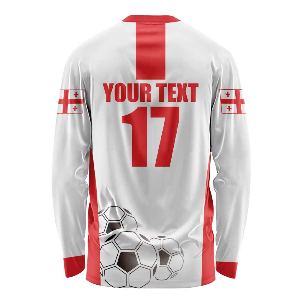 Custom Georgia Football We are Champions Long Sleeve Shirt Sporty Style with Coat of Arms