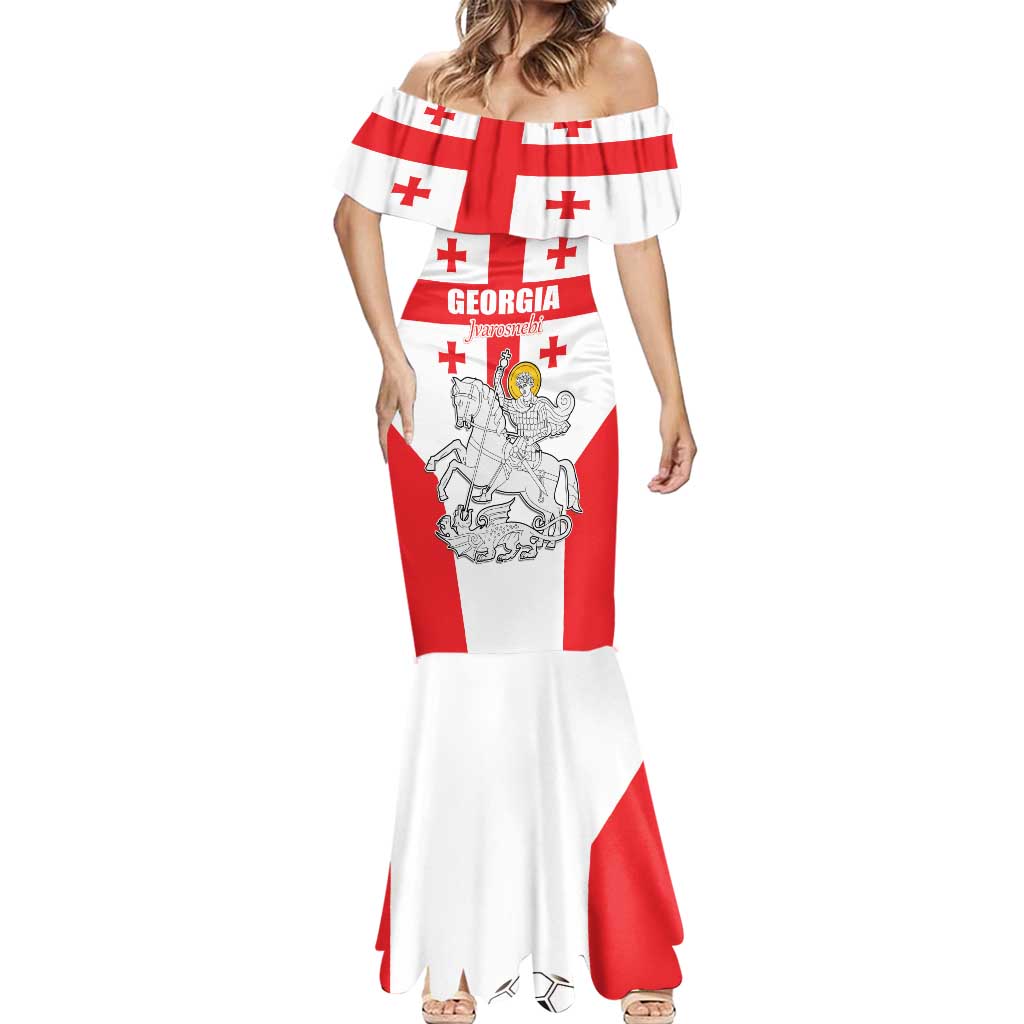 Custom Georgia Football We are Champions Mermaid Dress Sporty Style with Coat of Arms