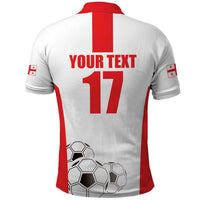 Custom Georgia Football We are Champions Polo Shirt Sporty Style with Coat of Arms