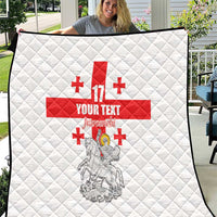 Custom Georgia Football We are Champions Quilt Sporty Style with Coat of Arms