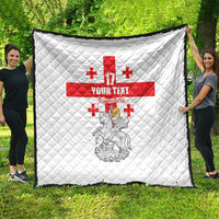 Custom Georgia Football We are Champions Quilt Sporty Style with Coat of Arms