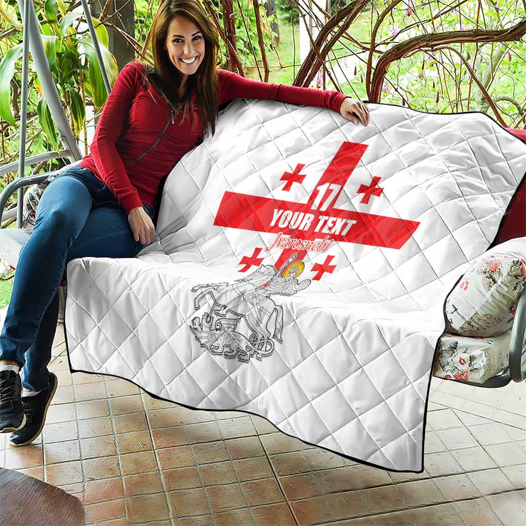 Custom Georgia Football We are Champions Quilt Sporty Style with Coat of Arms