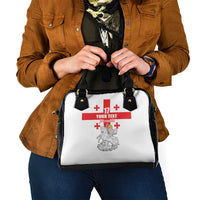 Custom Georgia Football We are Champions Shoulder Handbag Sporty Style with Coat of Arms