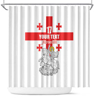 Custom Georgia Football We are Champions Shower Curtain Sporty Style with Coat of Arms