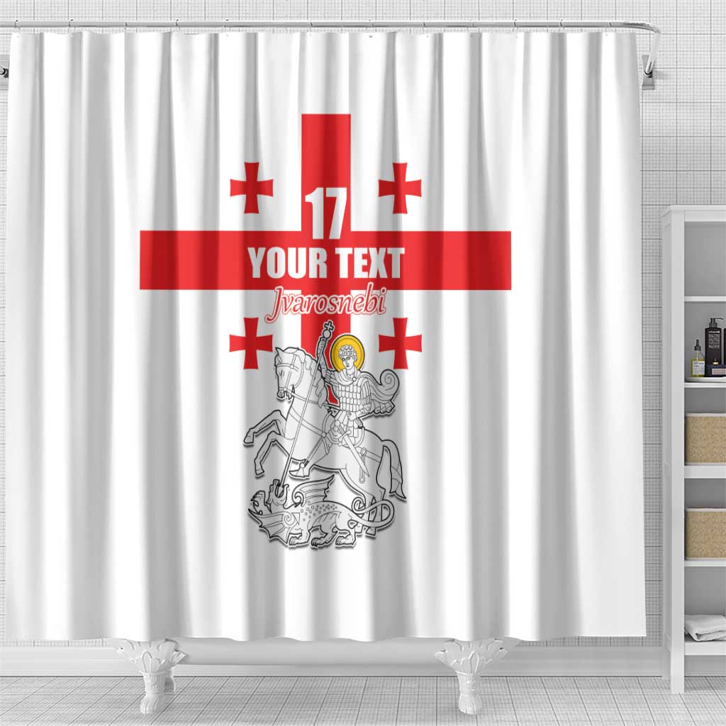 Custom Georgia Football We are Champions Shower Curtain Sporty Style with Coat of Arms