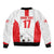Custom Georgia Football We are Champions Sleeve Zip Bomber Jacket Sporty Style with Coat of Arms