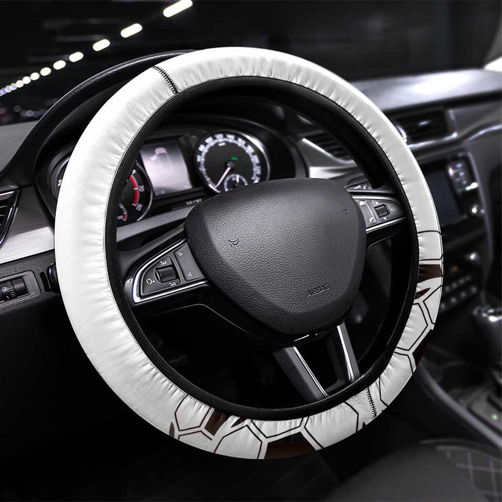 Georgia Football We are Champions Steering Wheel Cover Sporty Style with Coat of Arms