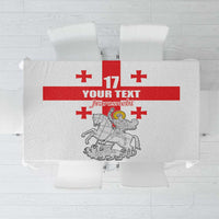 Custom Georgia Football We are Champions Tablecloth Sporty Style with Coat of Arms